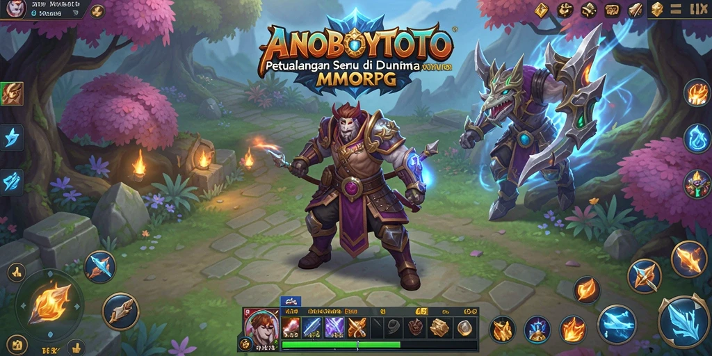 Tangkapan layar gameplay ANOBOYTOTO yang menunjukkan pertarungan seru dalam MMORPG.