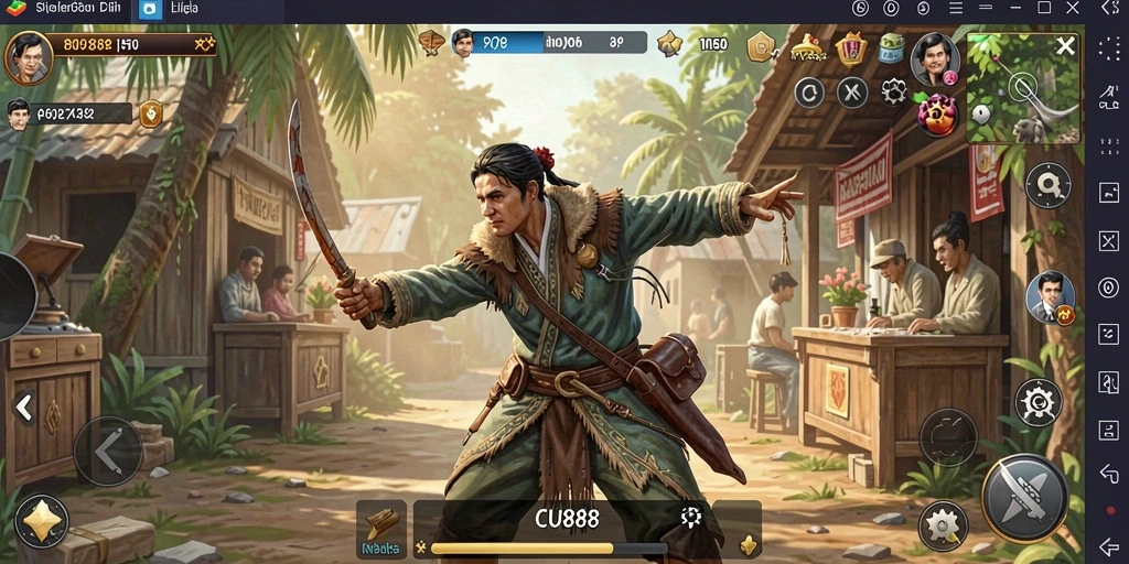 Gameplay menarik dari CU888 dengan simulasi kehidupan yang mendetail.