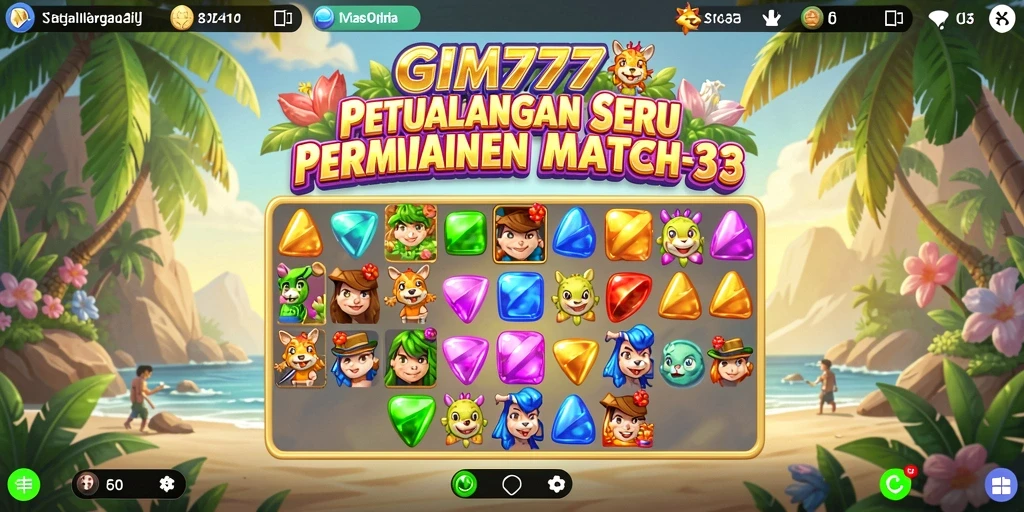 Gameplay menakjubkan di GIM777 dengan warna-warni menarik.