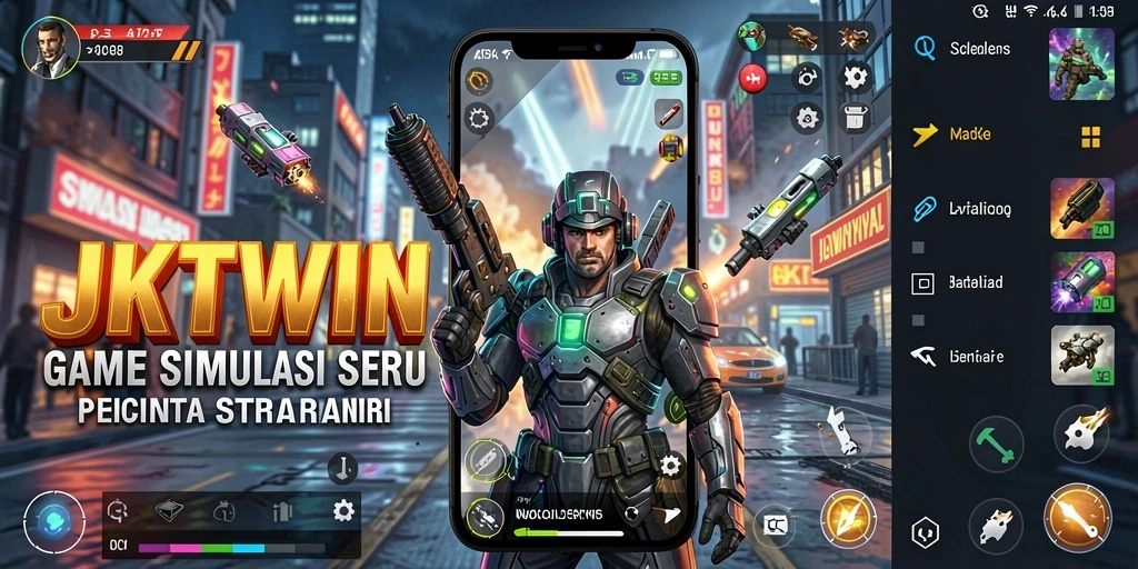 Tampilan gameplay seru dan interaktif di JKTWIN.