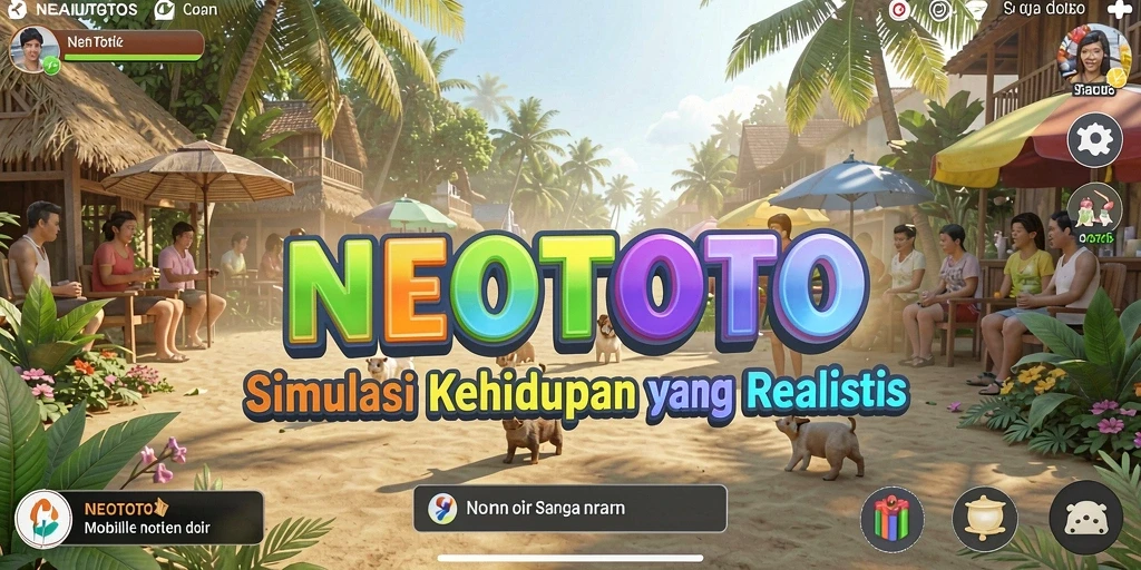Tampilan gameplay NEOTOTO yang realistis dan penuh interaksi.