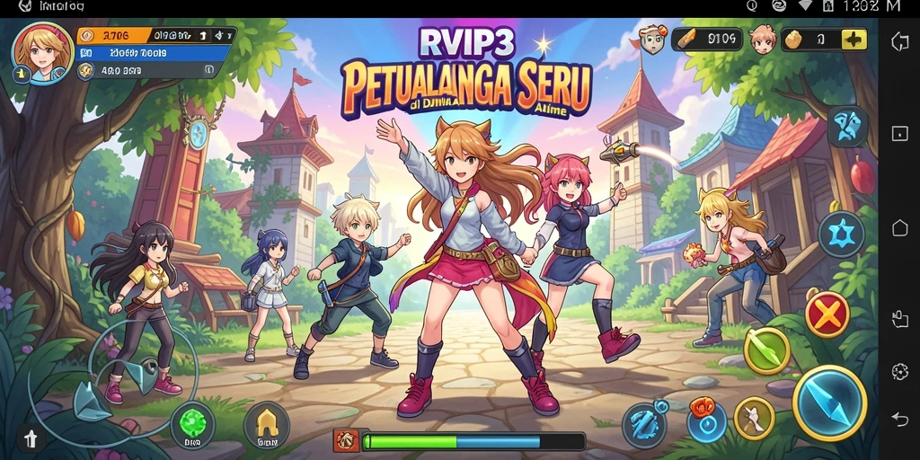 Gameplay seru dengan karakter Anime ikonik.