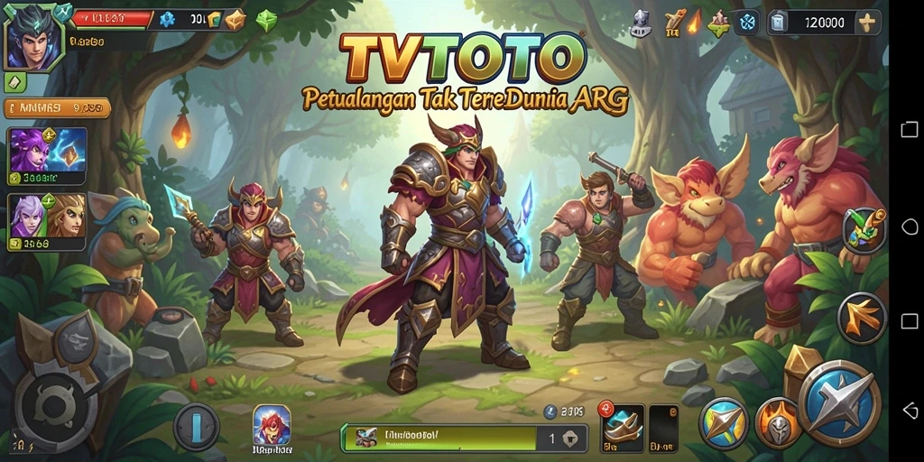 Tampilan gameplay TVTOTO yang menarik dan mendebarkan saat menjelajahi dunia ARPG.